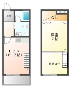 パラドールポポ【3階】の間取り