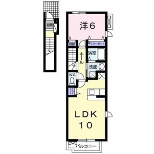 エレガンテ【2階】の間取り