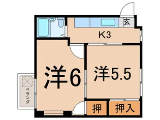 コ-ポ関口【3階】の間取り