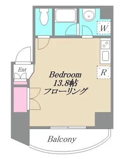 FirSt A虎ノ門【8階】の間取り