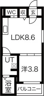 Casa del Sol III【3階】の間取り
