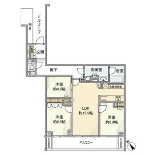 桜プレイス【9階】の間取り