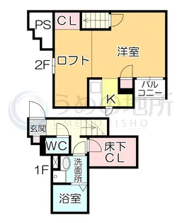 CB久留米ヴェール【1階】の間取り
