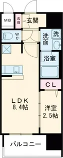 グランフォーレ久留米駅プレミア【15階】の間取り