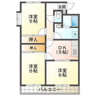 コンフォールカルチェ【3階】の間取り