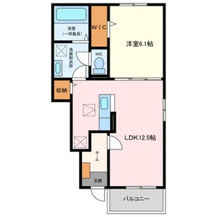 サンライズヒルズ【1階】の間取り