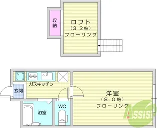 ヒルトップN【2階】の間取り
