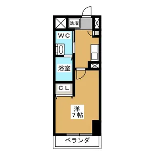 コンフォート東神奈川【8階】の間取り