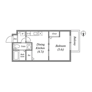 GRAN PASEO舎人【4階】の間取り