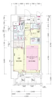 プレサンス名古屋グロウ【2階】の間取り