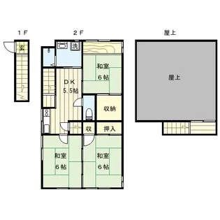 KAMIハウス【2階】の間取り