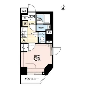 プレール・ドゥーク両国II【2階】の間取り