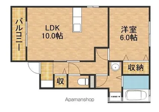 セジュールみのるA【1階】の間取り