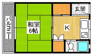 明生ビル【4階】の間取り