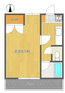 フラットセキグチ【1階】の間取り