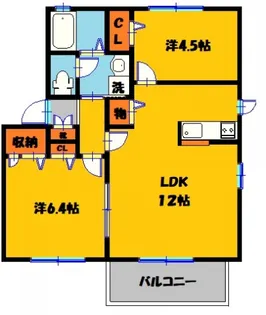 メゾンあらえ【2階】の間取り
