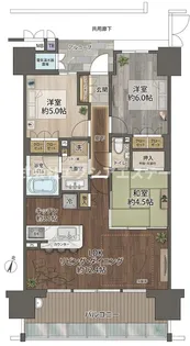 西九条アーバンコンフォート【8階】の間取り