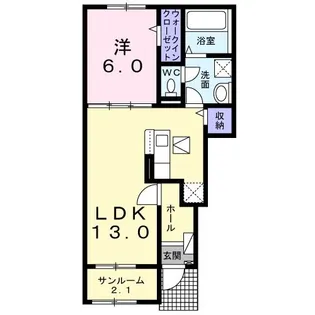 ティエラ【1階】の間取り