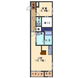 エコハウス増泉【2階】の間取り