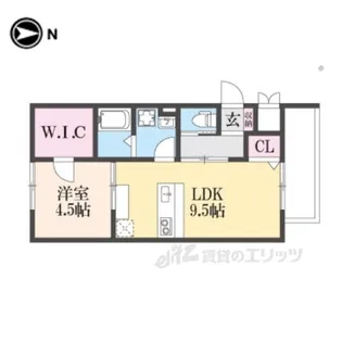 CHOUCHOUMAKINOSAKA【1階】の間取り