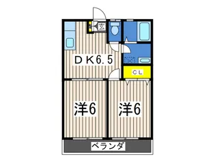 ハイム鈴木I【1階】の間取り
