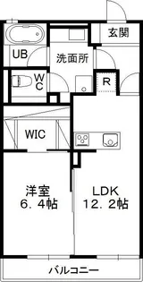 ヒルズレジデンシャルG【1階】の間取り