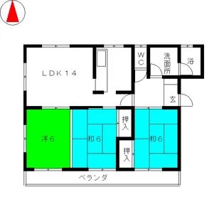 マンションゆうリモージュ【1階】の間取り