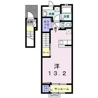 キング・ガーデン【2階】の間取り