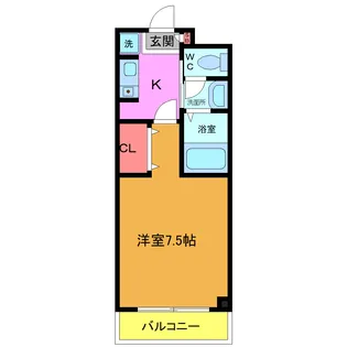 ヴィラフィエーラ【3階】の間取り