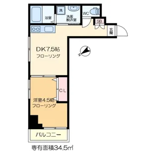 コーポアオイ【2階】の間取り