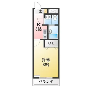 グランドール一宮【2階】の間取り