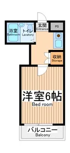 ベルトピア小田急相模原【1階】の間取り