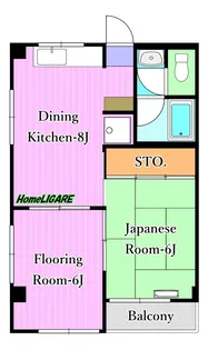 グリーンシャルム【1階】の間取り