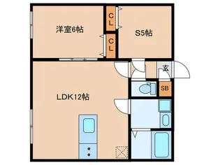 THE UNDERZ SUITE RESIDENCE【2階】の間取り