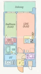 S-RESIDENCE東三国amante【2階】の間取り