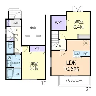 フォレスタ Bの間取り