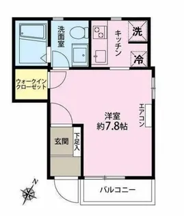 Mアパートメント【1階】の間取り