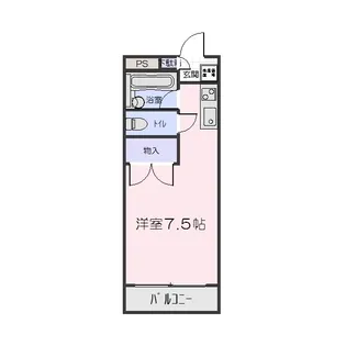 エンジェルマンション甲府12番館【4階】の間取り