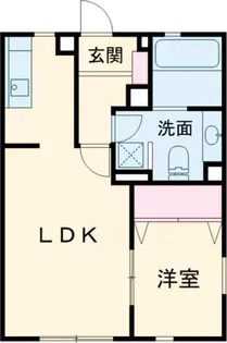 ヴォートル メゾンB棟【2階】の間取り
