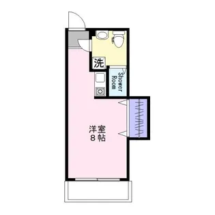 コーポチァフル【1階】の間取り