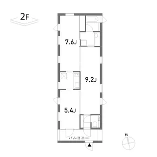 kif キフ【2階】の間取り