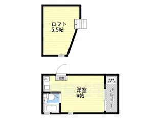 メゾン小林【2階】の間取り