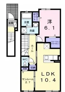 ソル・サリエンテ【2階】の間取り