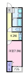 藤井寺大発マンション【2階】の間取り