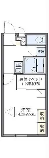 レオパレス翔【1階】の間取り