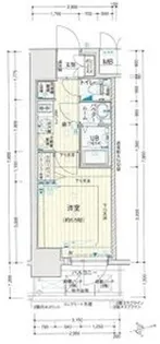 アドバンス北大阪ロワン【11階】の間取り