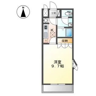 フリーダム【1階】の間取り