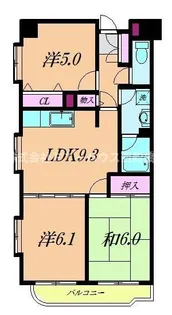 サンクレスト【1階】の間取り