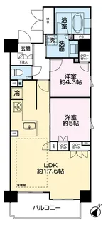 プレサンスロジェ横浜関内【8階】の間取り