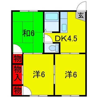 第2フォーブル国分寺【1階】の間取り